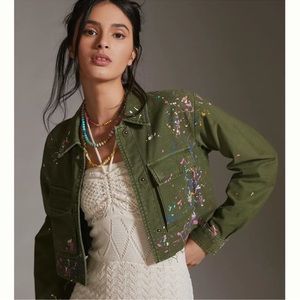 Anthropology Pilcro utility jacket